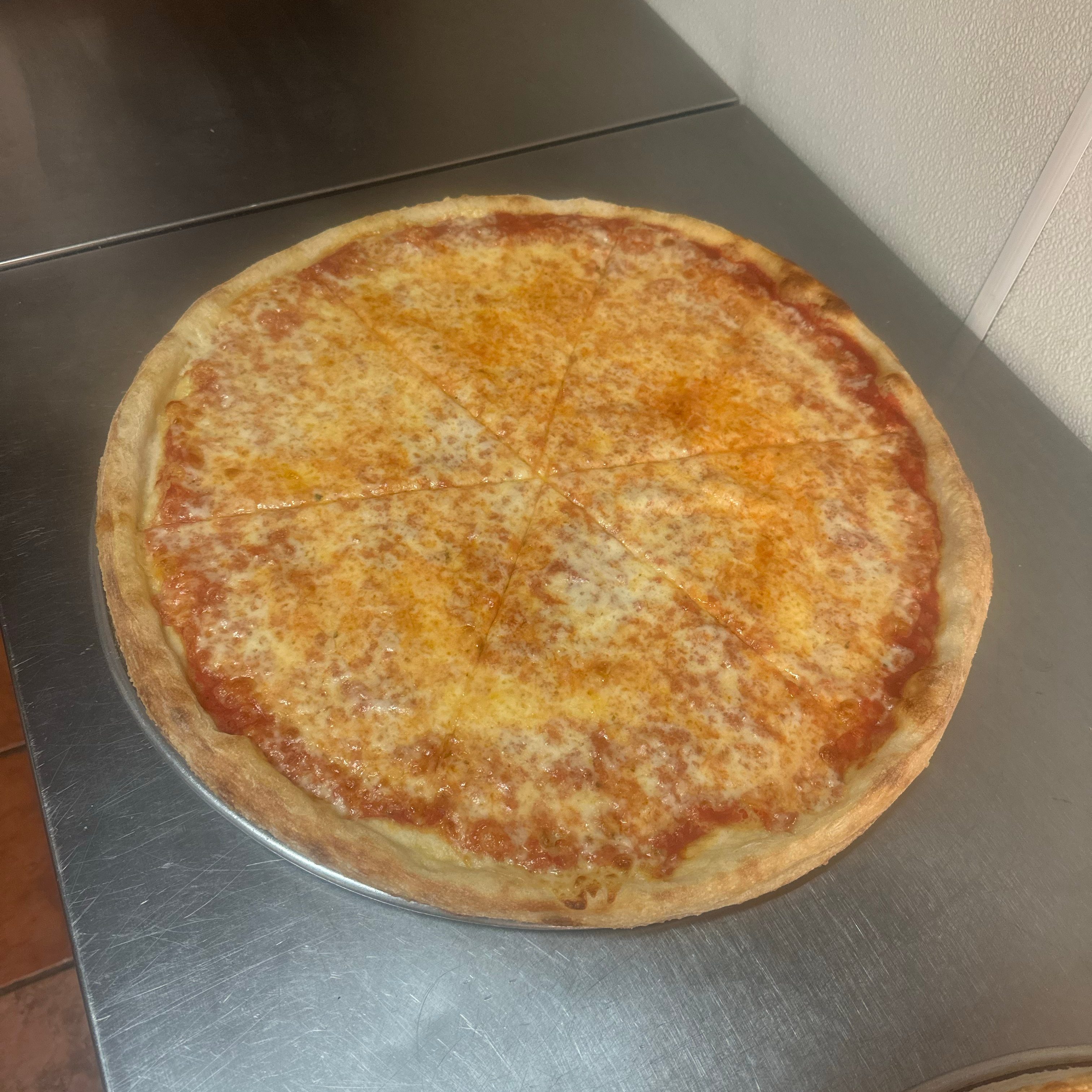 Plain Cheese Pizza.