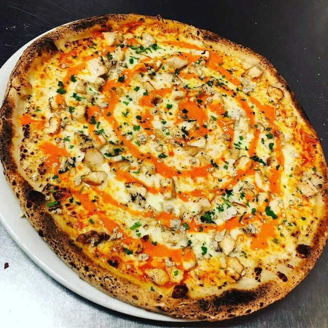 Buffalo Chicken Pizza.