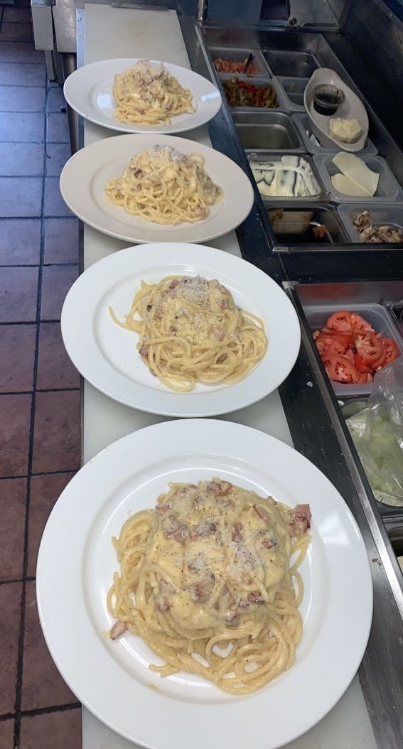 Pasta Carbonara.