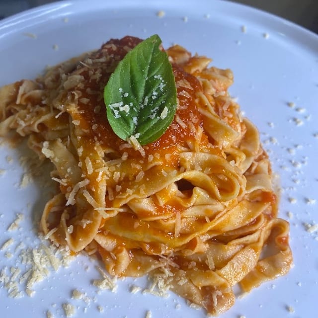 Pasta with Tomato Sauce.