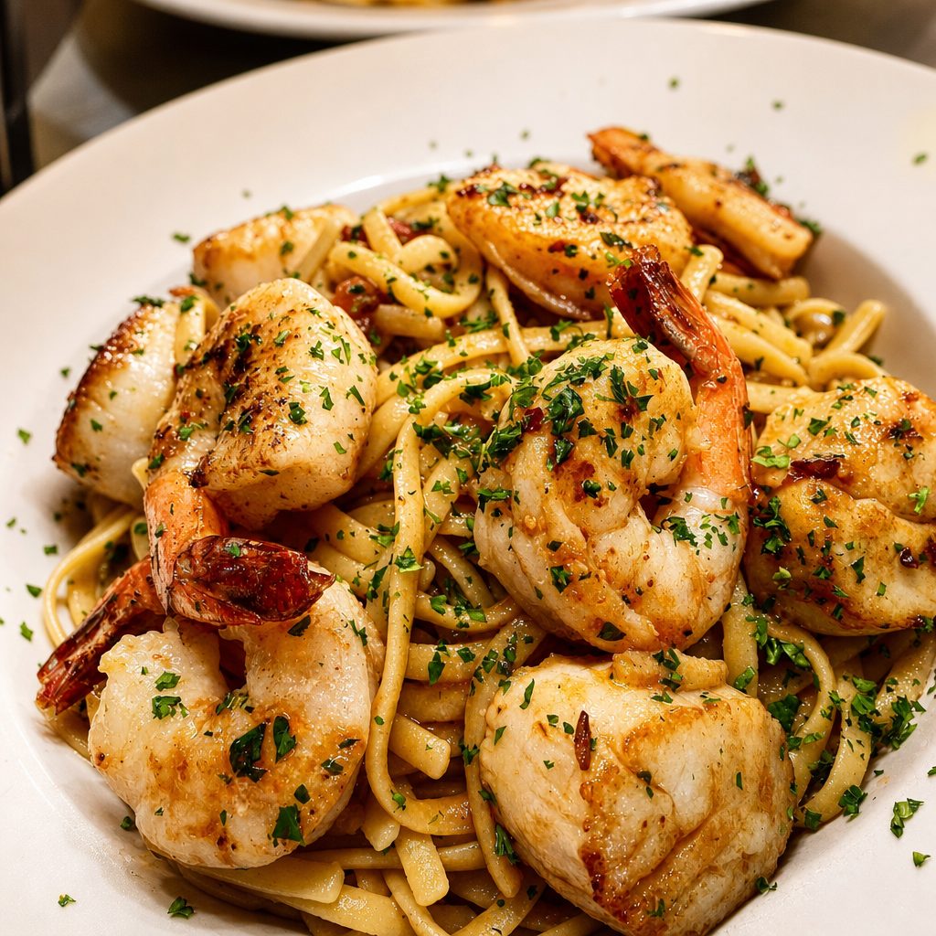 Shrimp & Scallop Scampi Special.