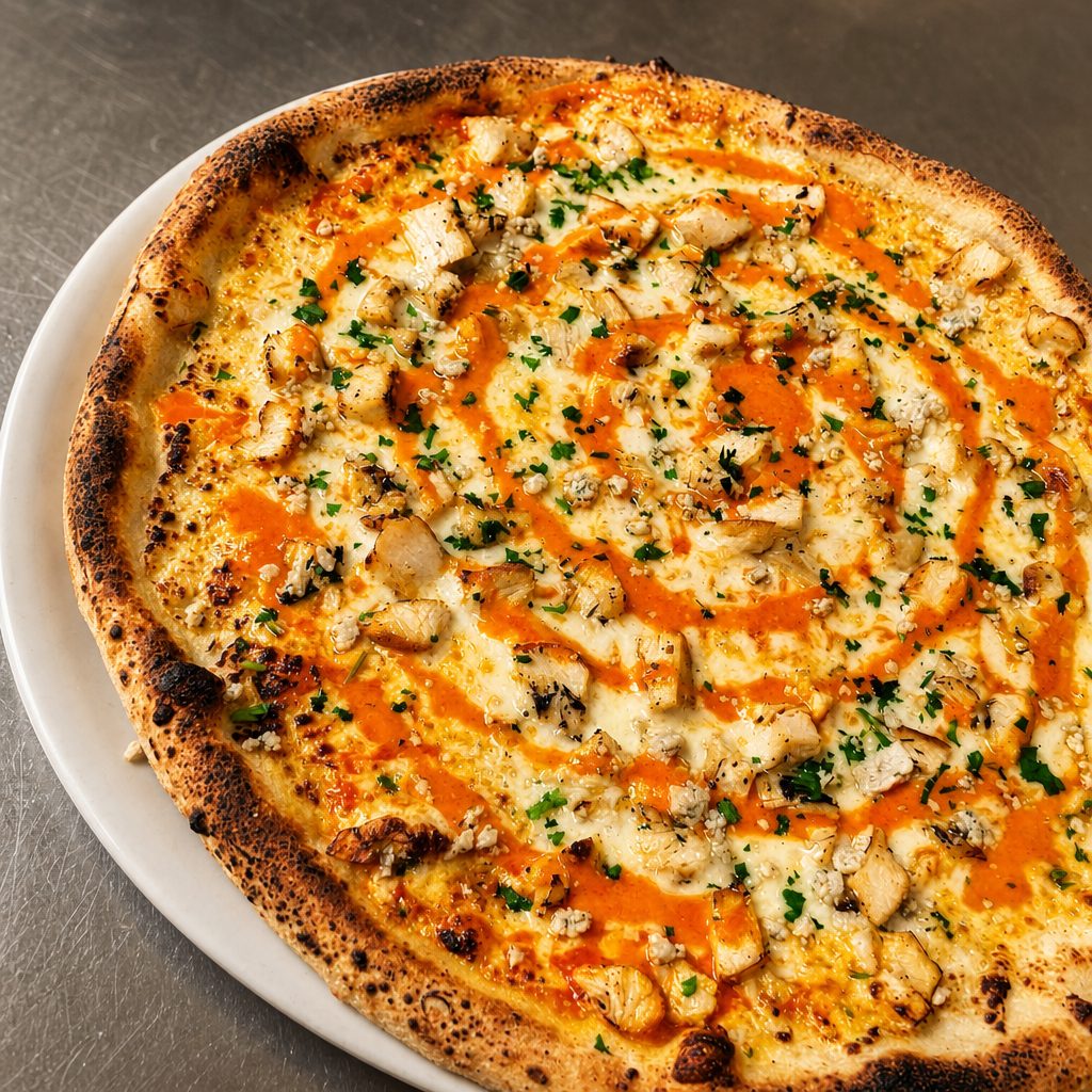 Buffalo Chicken Pizza.