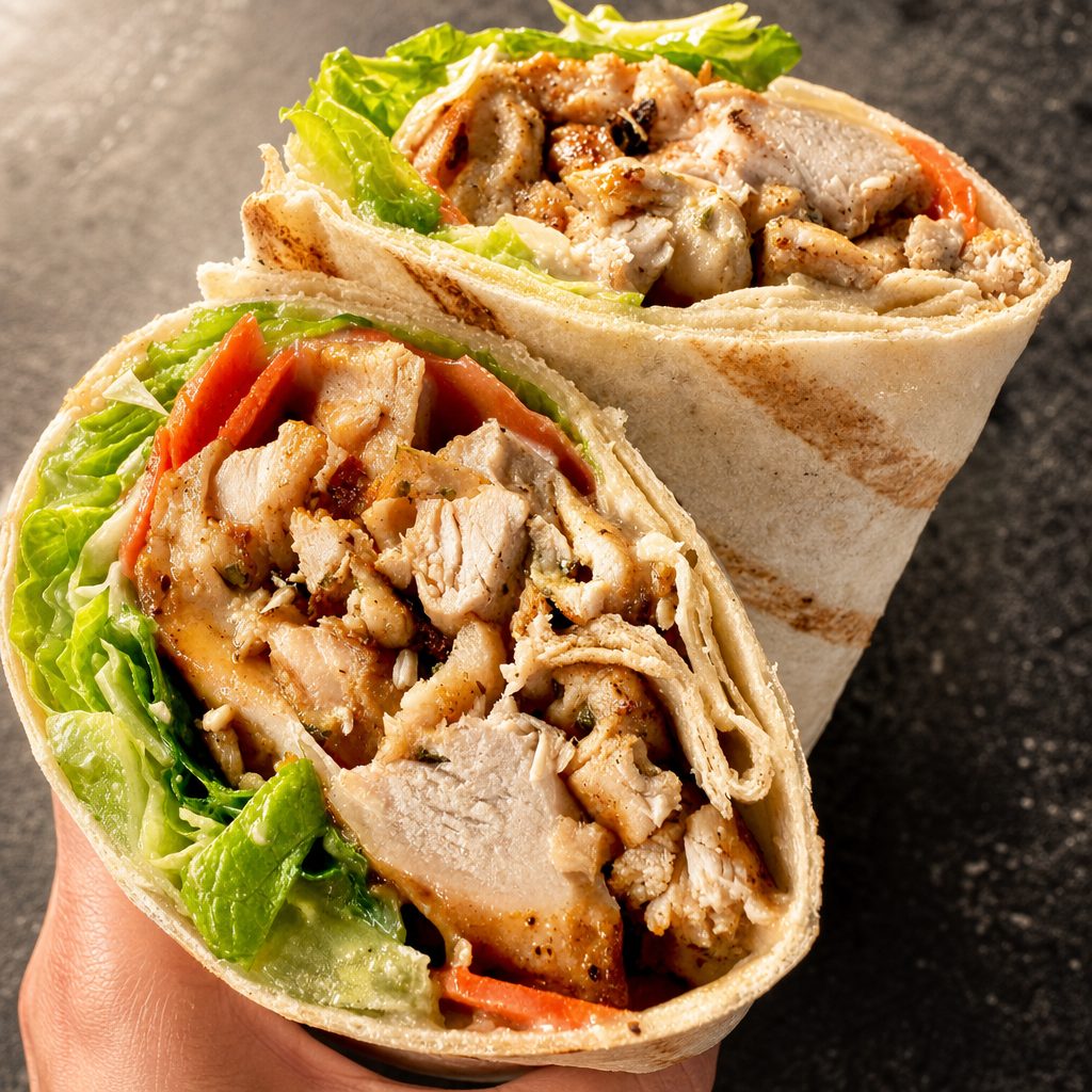 Chicken Caesar Wrap.