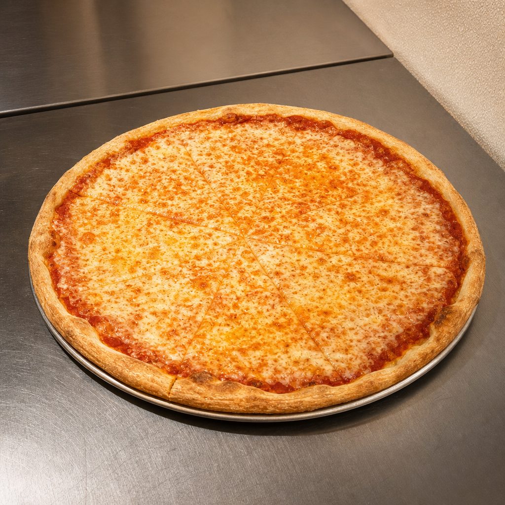 Plain Cheese Pizza.