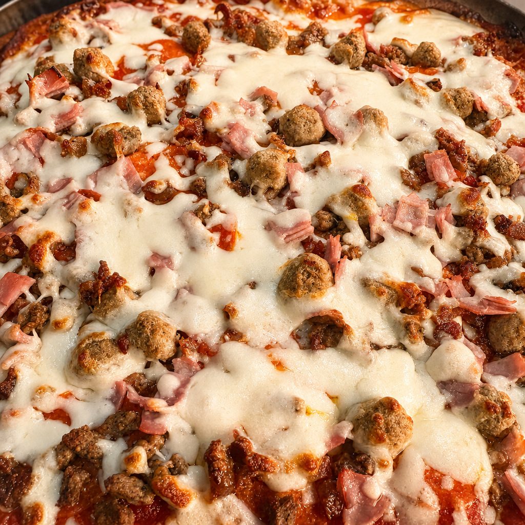 Meat Lovers Pizza.